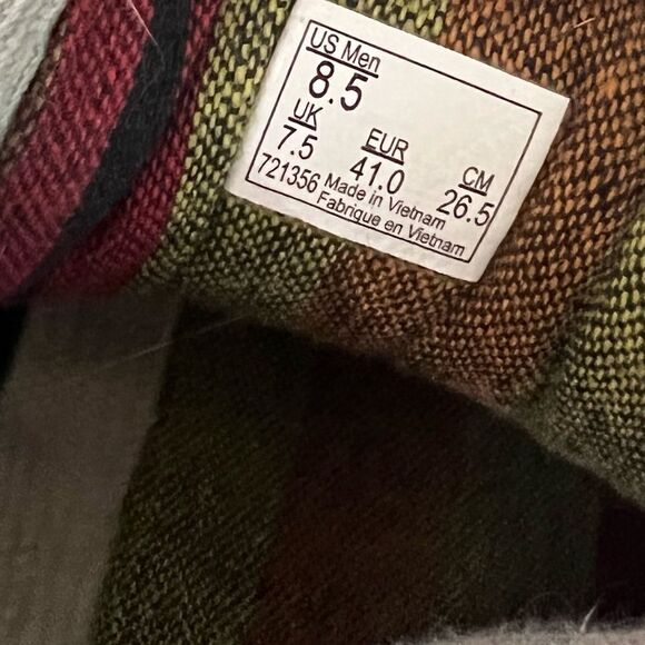 🚨4/$25 VANS Gray Lace Up Sneaker with Cork Detail Size 8.5 - Picture 5 of 6